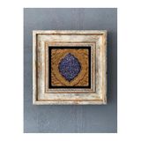 Oscar Stone Decor Çerçeveli Taş Duvar Dekoru 20 X 20 Cm Çini Desen Cdd1-40-297