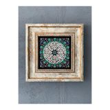Oscar Stone Decor Çerçeveli Taş Duvar Dekoru 20 X 20 Cm Çini Desen Cdd1-40-300
