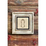 Oscar Stone Decor Çerçeveli Taş Duvar Dekoru 20 X 20 Cm Nal-ı Şerif Tablosu CDD1-40-1669
