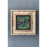 Oscar Stone Decor Çerçeveli Taş Duvar Dekoru 20X20 Cm Nazar Boncuğu Cdd-40-1009