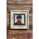 Oscar Stone Decor Çerçeveli Taş Duvar Dekoru Tablo 20cm X 20cm Atatürk Fotoğrafı CDD1-40-917