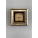 Oscar Stone Decor Çerçeveli Taş Duvar Tablosu 20 x 20 cm Oscar Stone Decor Nazar Duası Ayeti CDD-50-464