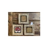 Oscar Stone Decor Çerçeveli Taş Tablo 20x20 cm 3 Lü Set Allah İsimleri Bereket Duası
