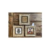 Oscar Stone Decor Çerçeveli Taş Tablo 20x20 cm 3 Lü Set Semazen Esmaül Hüsna Fatma Ana
