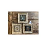 Oscar Stone Decor Çerçeveli Taş Tablo 20x20 Cm 3 Lü Set Tree Of Life 3CDD-40-247