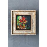 Oscar Stone Decor Çerçeveli Taş Tablo 20x20 Cm Wall Decor Van Gogh Eserleri CDD1-40-1552