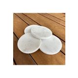 Oscar Stone Decor Doğal Taş Yuvarlak Mermer Bardak Altlığı Stone Coasters MRBA-001