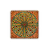 Oscar Stone Decor Doğaltaş Baskılı Bardak Altlığı Desen 10 Cm X 10 Cm - Stone Coaster Dsn63-1