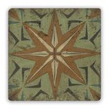 Oscar Stone Decor Doğaltaş Baskılı Bardak Altlığı Pattern 10 cm x 10 cm - Stone Coaster