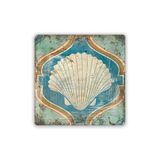 Oscar Stone Decor Doğaltaş Baskılı Bardak Altlığı Tile Desen 10X10 Cm Stone Coaster Dsn29-1