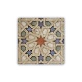Oscar Stone Decor Doğaltaş Baskılı Bardak Altlığı Tile Desen 10X10 Cm Stone Coaster Dsn30-1
