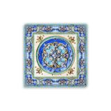 Oscar Stone Decor Doğaltaş Baskılı Bardak Altlığı Tile Desen 10X10 Cm Stone Coaster Dsn33-3