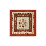 Oscar Stone Decor Doğaltaş Baskılı Bardak Altlığı Tile Desen 10X10 Cm Stone Coaster Dsn38-2