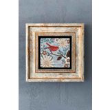 Oscar Stone Decor Hoşgeldin Bahar Çerçeveli Taş Tablo 20x20 Cm-wall Decor CDD-40-1259