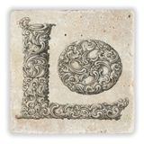 Oscar Stone Decor L Harfi Doğaltaş Bardak Altlığı