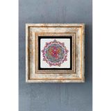 Oscar Stone Decor Mandala Çerçeveli Taş Tablo 20X20 Cm-Wall Decor Cdd-40-1277