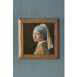 Oscar Stone Decor Masif Çerçeveli Doğaltaş Tablo 28x28 Cm Girl With A Pearl Earring Inci Küpeli Kız PRMT2020-1614