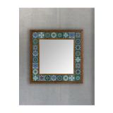 Oscar Stone Decor Masif Çerçeveli Mozaik Taş Ayna 43 Cm X 43 Cm (morocco-etnik Desen) AYN4040-097