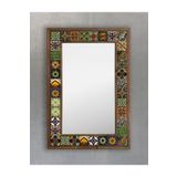 Oscar Stone Decor Masif Çerçeveli Mozaik Taş Ayna 43 Cm X 63 Cm AYN4060-027