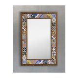 Oscar Stone Decor Masif Çerçeveli Mozaik Taş Ayna 43 Cm X 63 Cm Tile Desen AYN4060-031