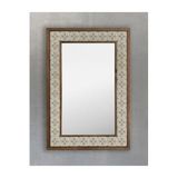 Oscar Stone Decor Masif Çerçeveli Mozaik Taş (mermer) Ayna 43 Cm X 63 Cm Seramik Desenli Ayna AYN4060-103