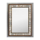 Oscar Stone Decor Masif Çerçeveli Mozaik Taş (mermer) Ayna 53x73 Cm Morocco-etnik-seramik Desenli AYN5070-076