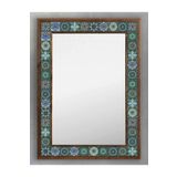 Oscar Stone Decor Masif Çerçeveli Mozaik Taş (mermer) Ayna 53x73 Cm (tile-seramik Desenli) Dresuar AYN5070-097