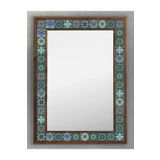 Oscar Stone Decor Masif Çerçeveli Mozaik Taş (mermer) Ayna 53x73 Cm (tile-seramik Desenli) Dresuar