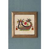 Oscar Stone Decor Masif Çerçeveli Şahmeran Doğaltaş Tablo 28x28 Cm PRMT2020-1046