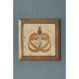 Oscar Stone Decor Masif Çerçeveli Vav Harfi Doğaltaş Tablo Pano 28x28 Cm PRMT2020-343