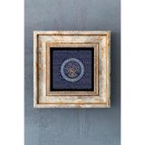 Oscar Stone Decor Nazar Ağaç Çerçeveli Taş Tablo 20X20 Cm-Wall Decor Cdd-40-1255