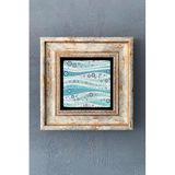 Oscar Stone Decor Nazar Boncuğu Çerçeveli Taş Duvar Dekoru 20X20 Cm Cdd-40-1033