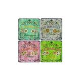 Oscar Stone Decor Oscar Stone Doğaltaş Bardak Altlığı 4 lü Set(10 cm x10 cm) BA228