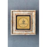 Oscar Stone Decor Subhan-Allah Çerçeveli Taş Tablo 20X20 Cm-Wall Decor Cdd-40-1130