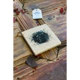 Oscar Stone Decor Taş Bardak Altlığı Stone Coasters - Aquarius/Kova Burcu (Burçlar) Bba1-01