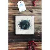 Oscar Stone Decor Taş Bardak Altlığı Stone Coasters - Scorpio/Akrep Burcu (Burçlar) Bba1-10