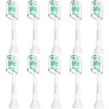 Osctor Philips Sonicare Plaka Kontrol ProtectiveClean C2 C3 C1 W G2 4100 5100 6100 Elektrikli Diş Fırçası HX9024, 10'lu Paket Sonic Elektrikli Diş Fırçası Fırça Başlıkları