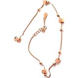 Ose Shop İtalyan 925 ayar gümüş Rose Küpe Halhal