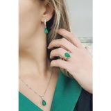 Ose Shop Sky Diamond Green Creative rubies zümrüt set takım