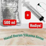 Osel Burun Yıkama (Nasal) Sıvısı 500ML + 10 ml Çekme Şırıngası Hediye!! (Nasal Şişe Örnektir)