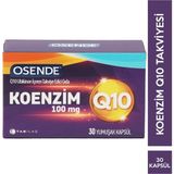 Osende Koenzim Q10 30 Kapsül - Dezenfektan Hediyeli (%72 Alkol)