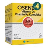 Osende Vitamin D3 K2 Kompleks 4x20 ml Damla