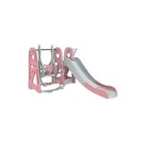 OSERSHOP Pembe (Harf) Basket Potalı Salıncak ve Kaydırak Seti Çocuk Kaydırak Salıncak Seti