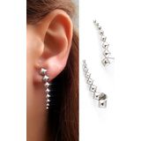 Oseshop İtalyan Tasarımı 925 Ayar Gümüş Trend Konik Küpe