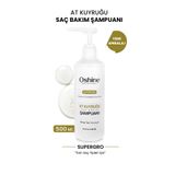 OSHİNE Hızlı Uzamaya Yardımcı At Kuyruğu Şampuanı, Horse Tail Shampoo, 500ml