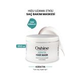 OSHİNE Onarıcı Besleyici Keratin Bakım Saç Maskesi Sülfatsız, Keratin Care Effect Mask, 350ml