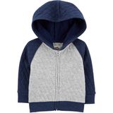 Oshkosh Erkek Bebek Kapüşonlu Sweatshirt Lacivert - Mavi - 1,5 Yaş