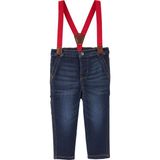 Oshkosh Erkek Bebek Pantolon Mavi - 9 Ay - Klasik