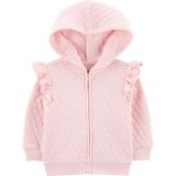 Oshkosh Kız Bebek Kapüşonlu Sweatshirt Pembe - 9 Ay