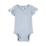 OshKosh Kız Bebek Kısa Kollu Body Mavi